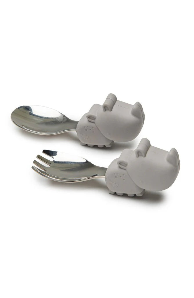 Born to be Wild Learning Spoon/Fork Set