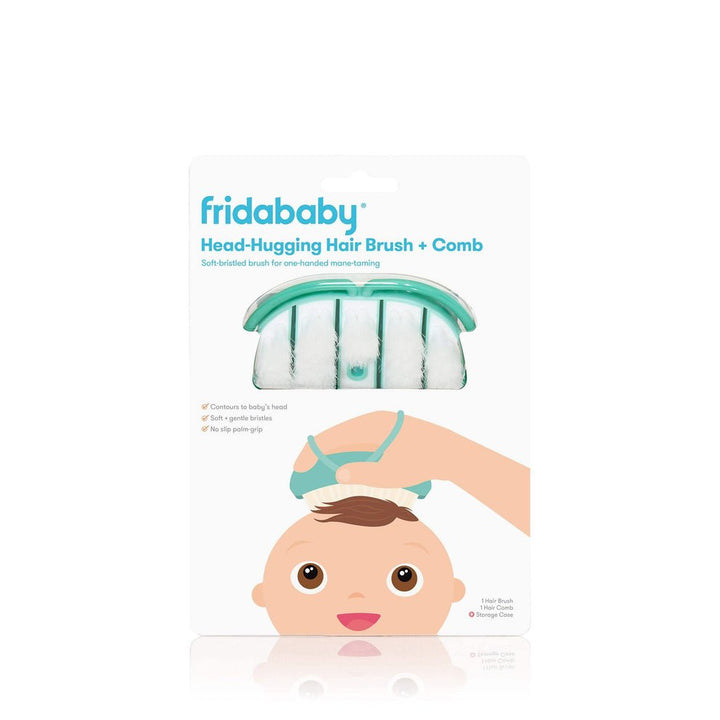 Baby Head-Hugging Hairbrush + Styling Comb Set - Guam Baby Company