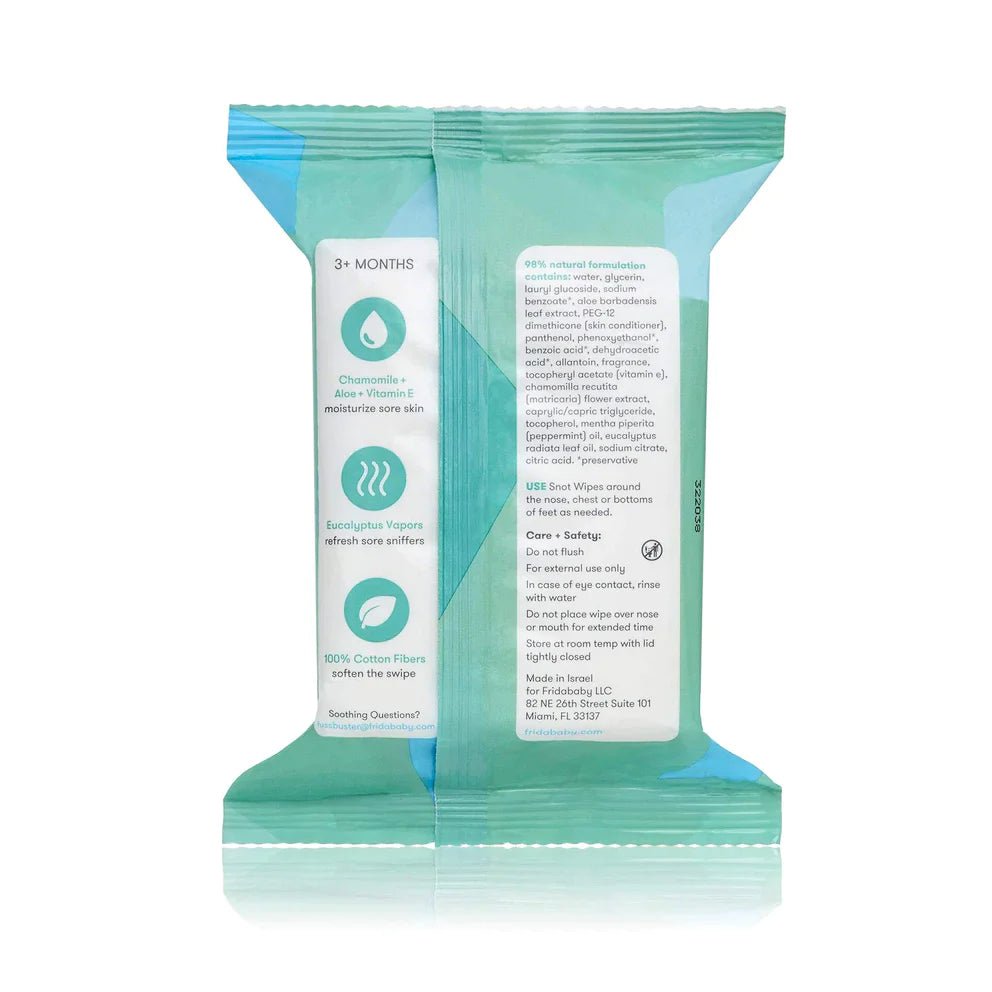 BreatheFrida The BoogerWiper Nose + Chest Wipes - Guam Baby Company