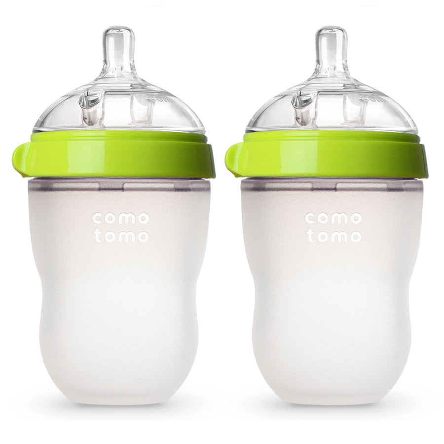 Green, 8 Ounce (2 Count), Baby Bottle - Guam Baby Company