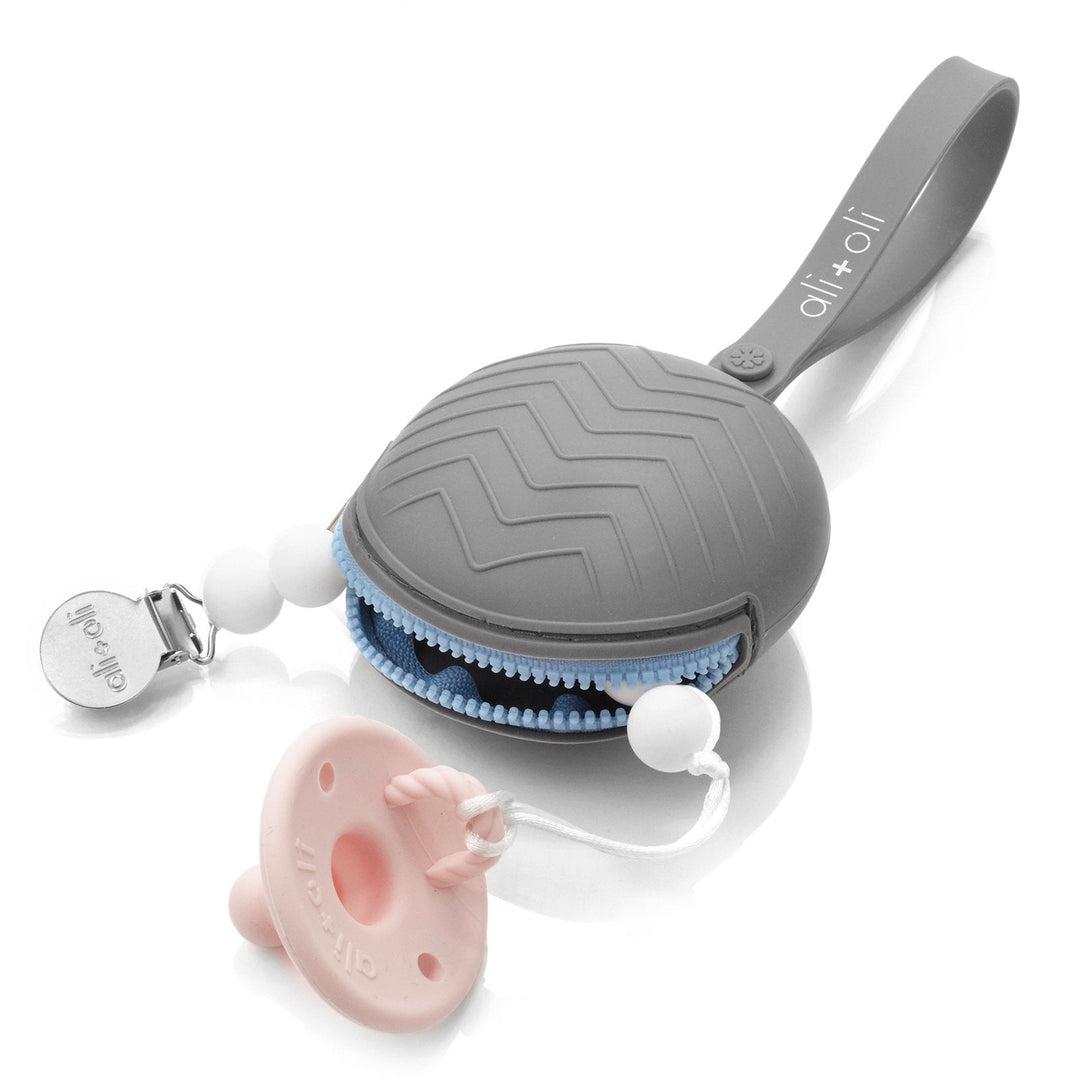 Grey Pacifier Case - Guam Baby Company