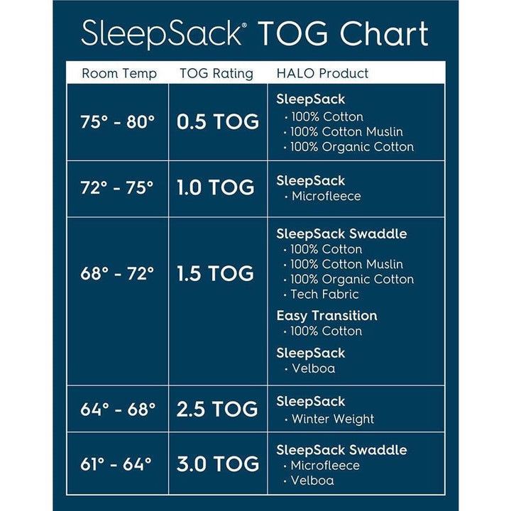 Halo Sleepsack Swaddle 100% Cotton - Cream - Guam Baby Company