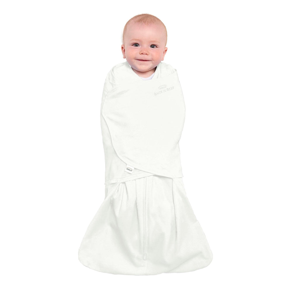 Halo Sleepsack Swaddle 100% Cotton - Cream - Guam Baby Company