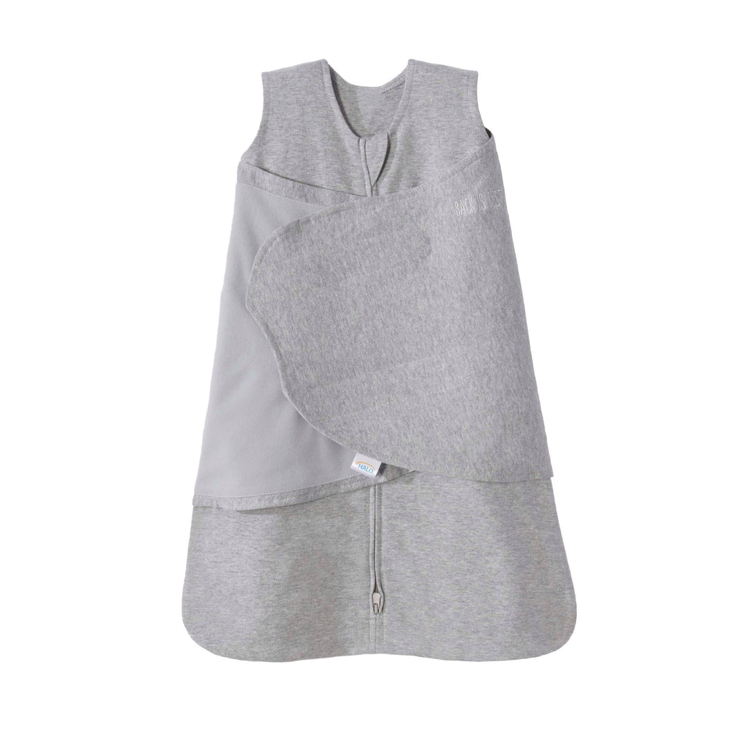 Halo Sleepsack Swaddle 100% Cotton - Grey - Guam Baby Company