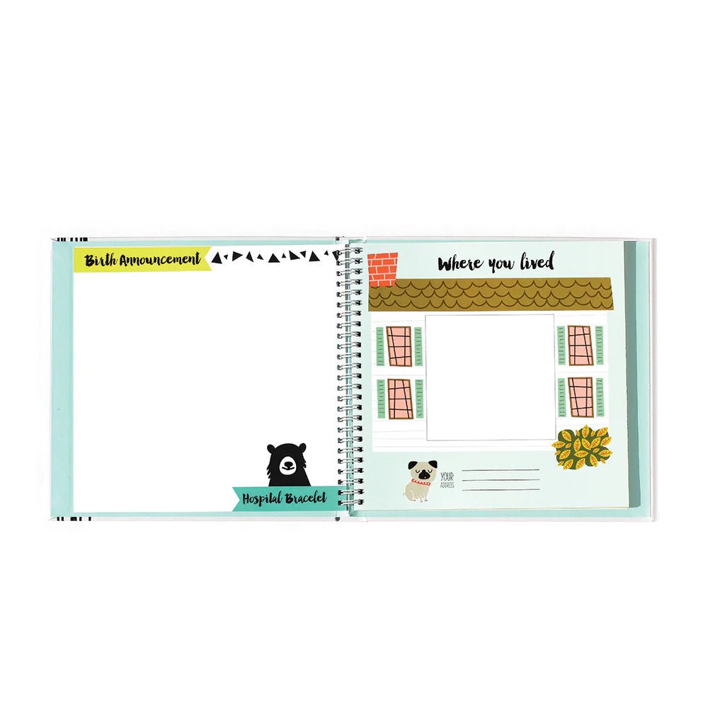 Little Animal Lover Memory Baby Book - Guam Baby Company