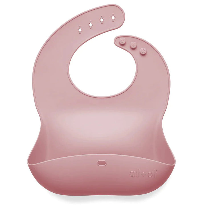 Mauve Silicone Bib - Guam Baby Company