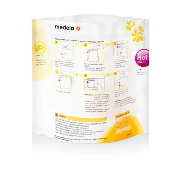 Medela Quick Clean Micro-Steam Bags - Guam Baby Company