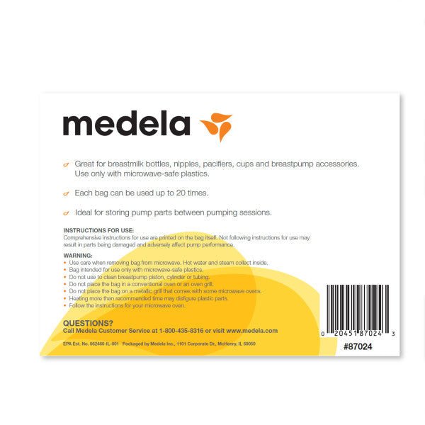 Medela Quick Clean Micro-Steam Bags - Guam Baby Company