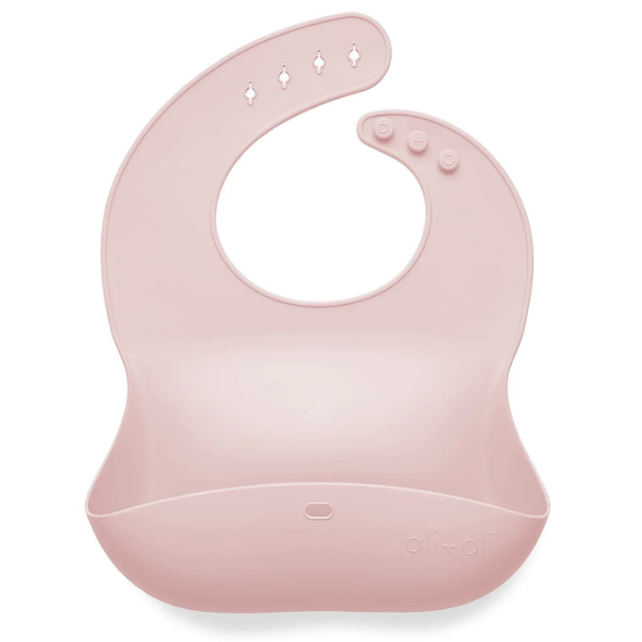 Pink Silicone Bib - Guam Baby Company