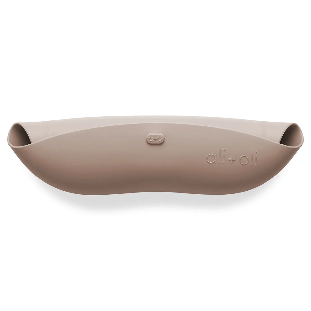Taupe Silicone Bib - Guam Baby Company
