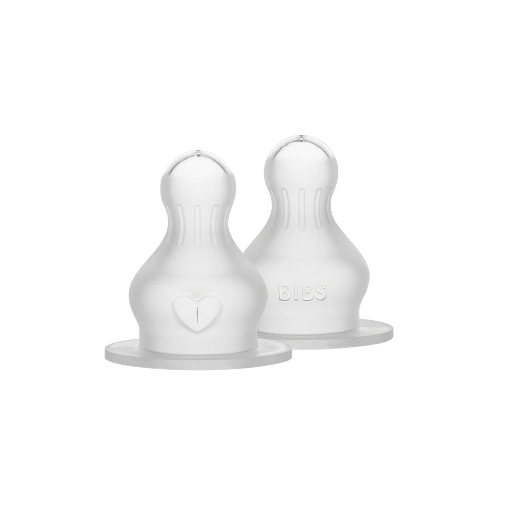 BIBS Bottle Silicone Nipple - 2 Pack