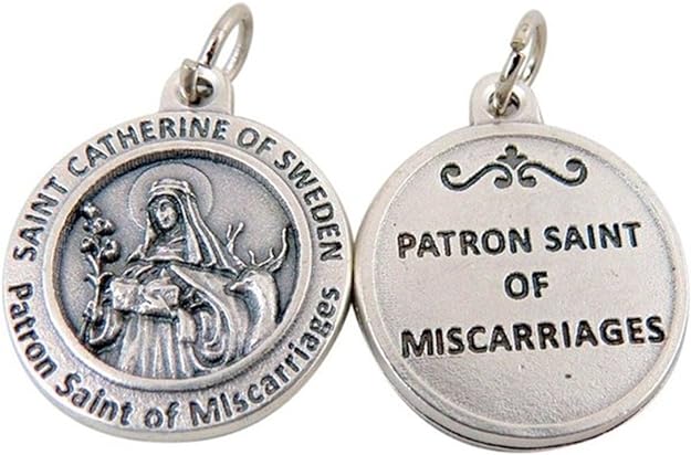 Saint Catherine of Sweden Medal | Patron Saint of Miscarriages