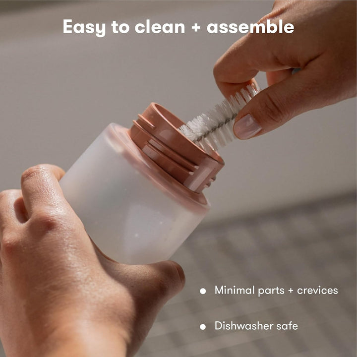 2-in-1 Manual Breast Pump Silicone Bottle + Replacement Lid