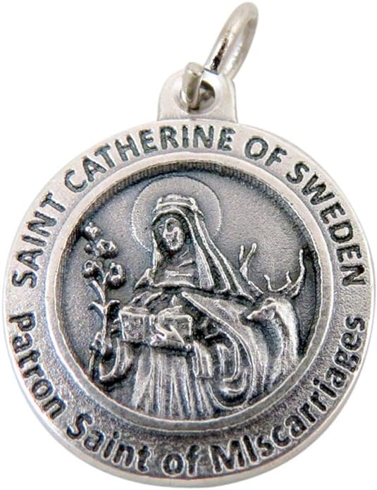 Saint Catherine of Sweden Medal | Patron Saint of Miscarriages