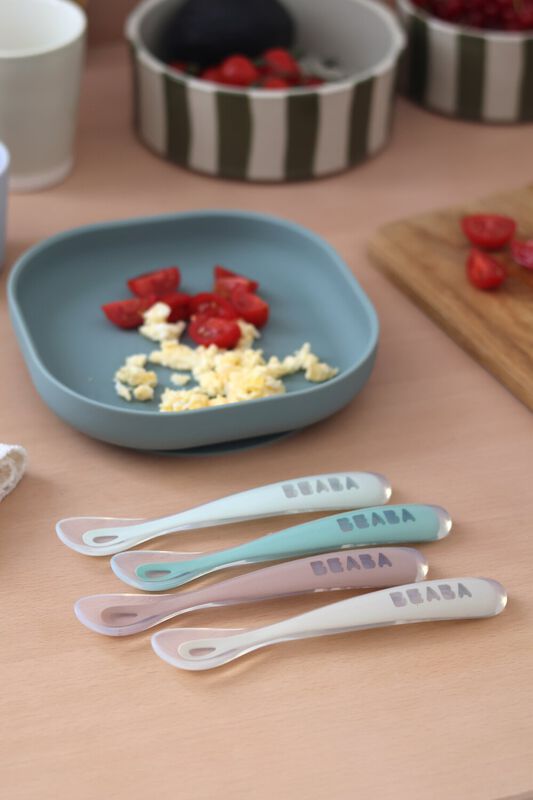 First Foods Silicone Spoons - Set of 4