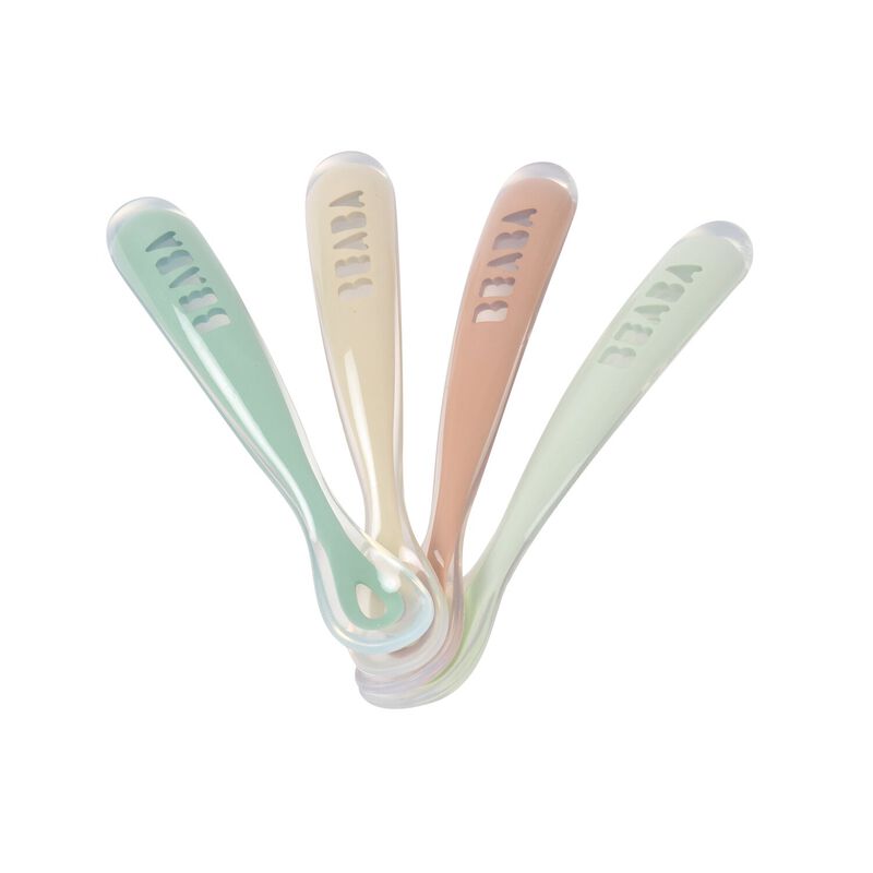 First Foods Silicone Spoons - Set of 4