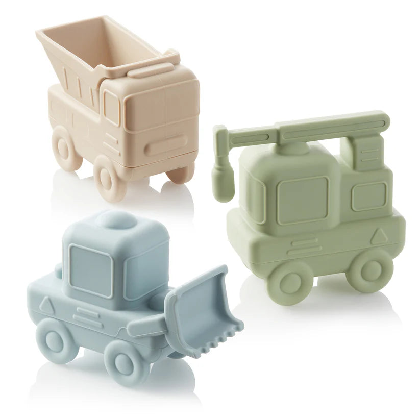 Construction Vehicles Bath Toys (Set of 3)