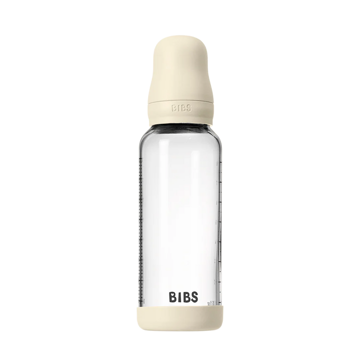 BIBS Baby Glass Bottle Complete Set 225ml Ivory