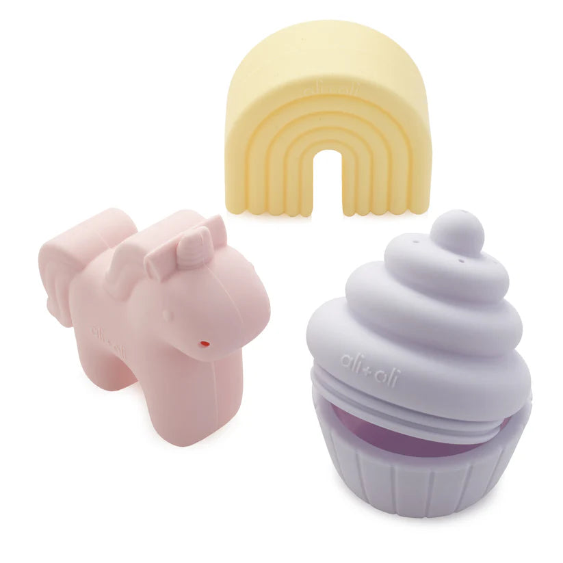 Unicorn Bath Toys (Set of 3)