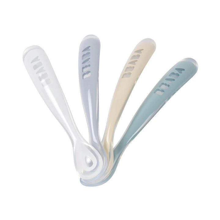 First Foods Silicone Spoons - Set of 4