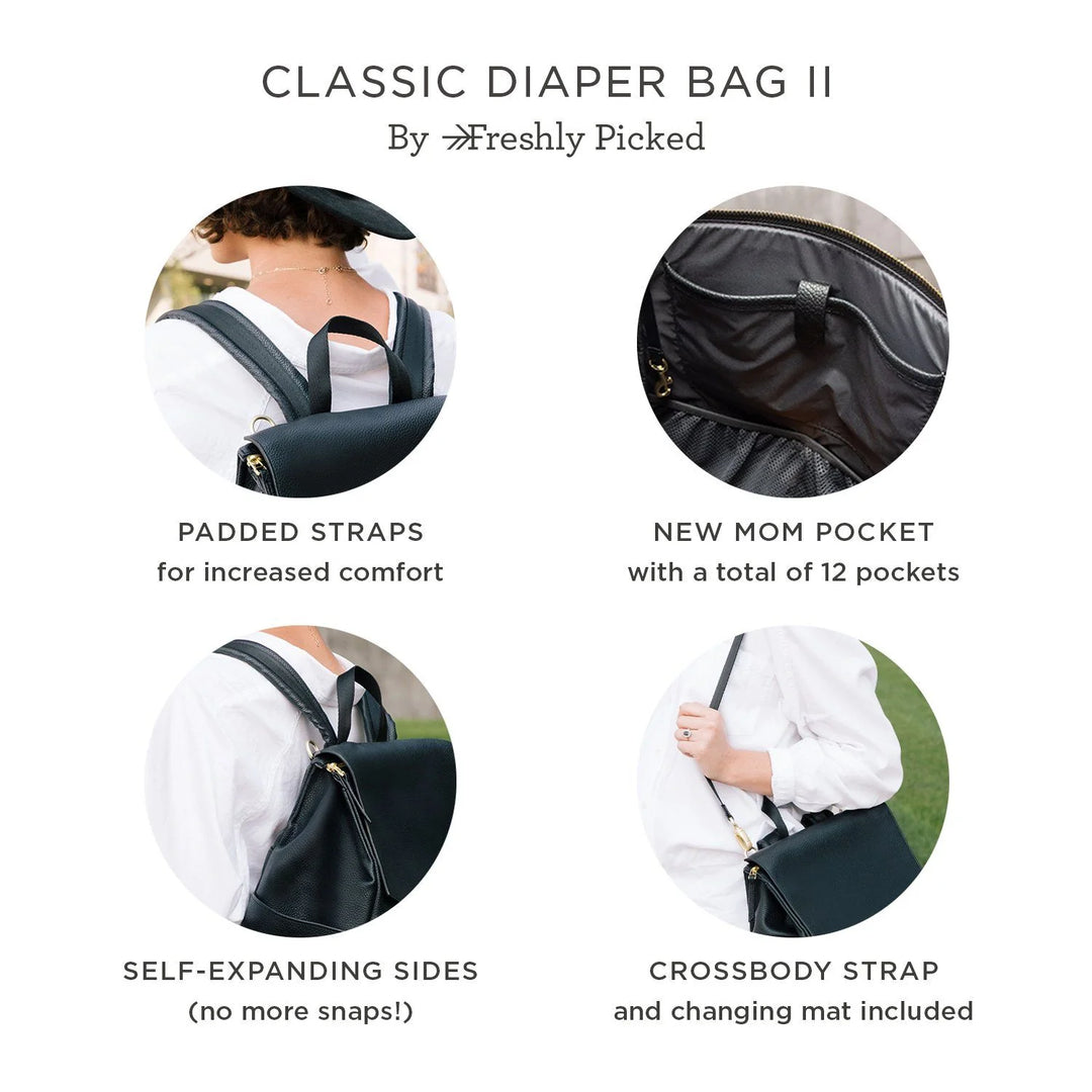 Cognac Classic Diaper Bag II