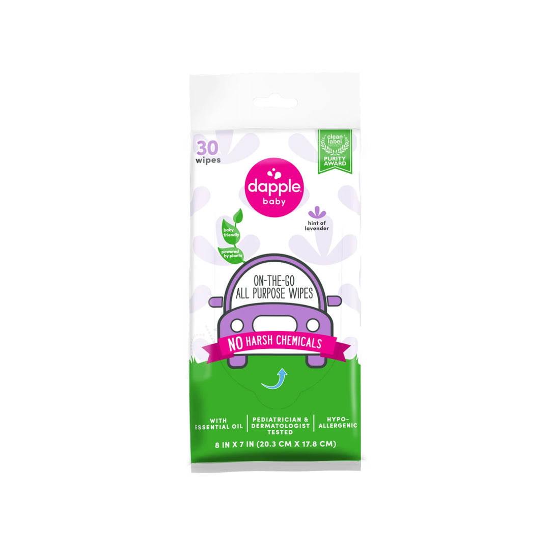 Dapple On the Go Wipes, Lavendar, 30ct