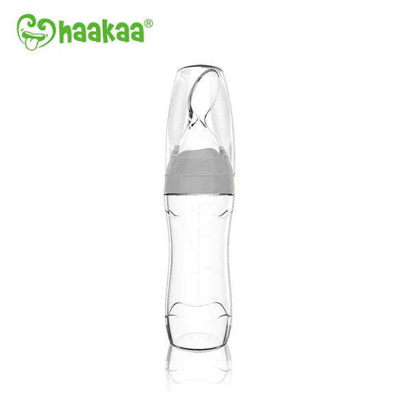 Silicone Baby Food Dispensing Spoon with Cap