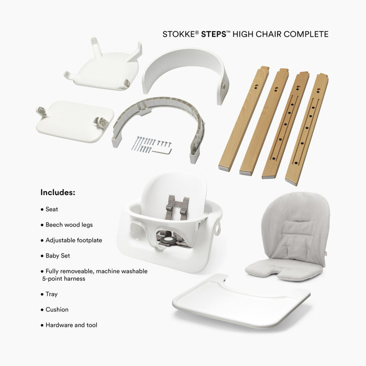 Steps™ Complete Highchair with Chair, Baby Set, Cushion & Tray