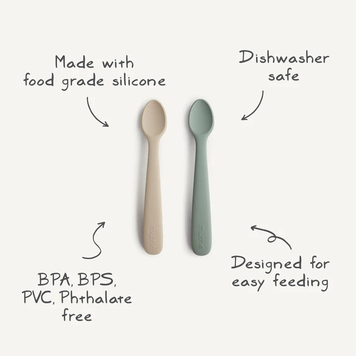 Silicone Feeding Spoons (2-Pack)