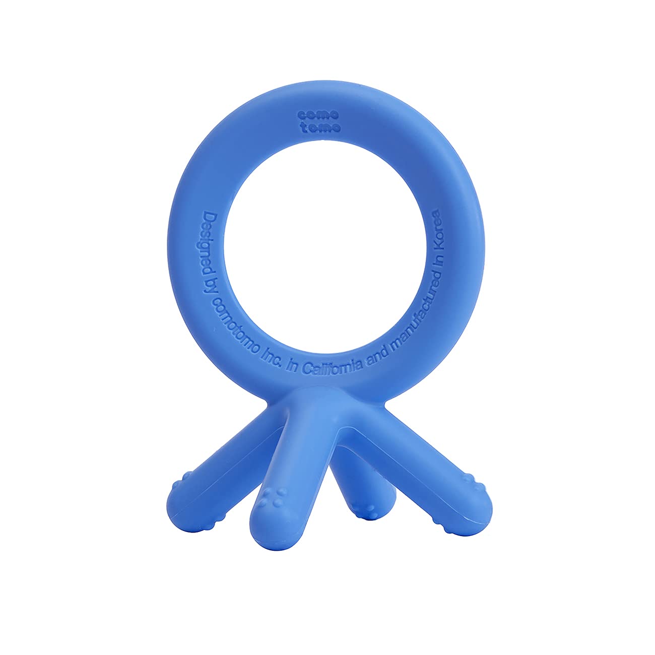 Blue Silicone Baby Teether - Guam Baby Company