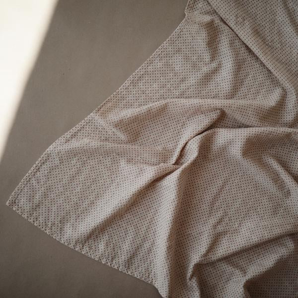 Muslin Swaddle Blanket Organic Cotton (Caramel Polka Dots)