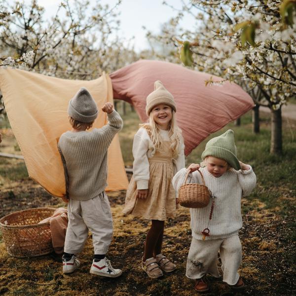Muslin Swaddle Blanket Organic Cotton (Cedar)