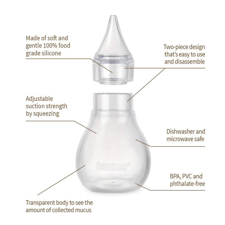 Easy-Squeezy Silicone Bulb Syringe (0m+) - Guam Baby Company