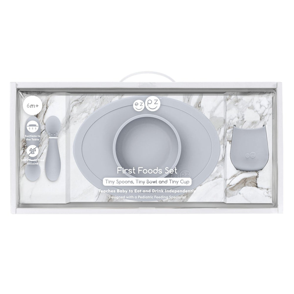 First Foods Set - Pewter - Guam Baby Company