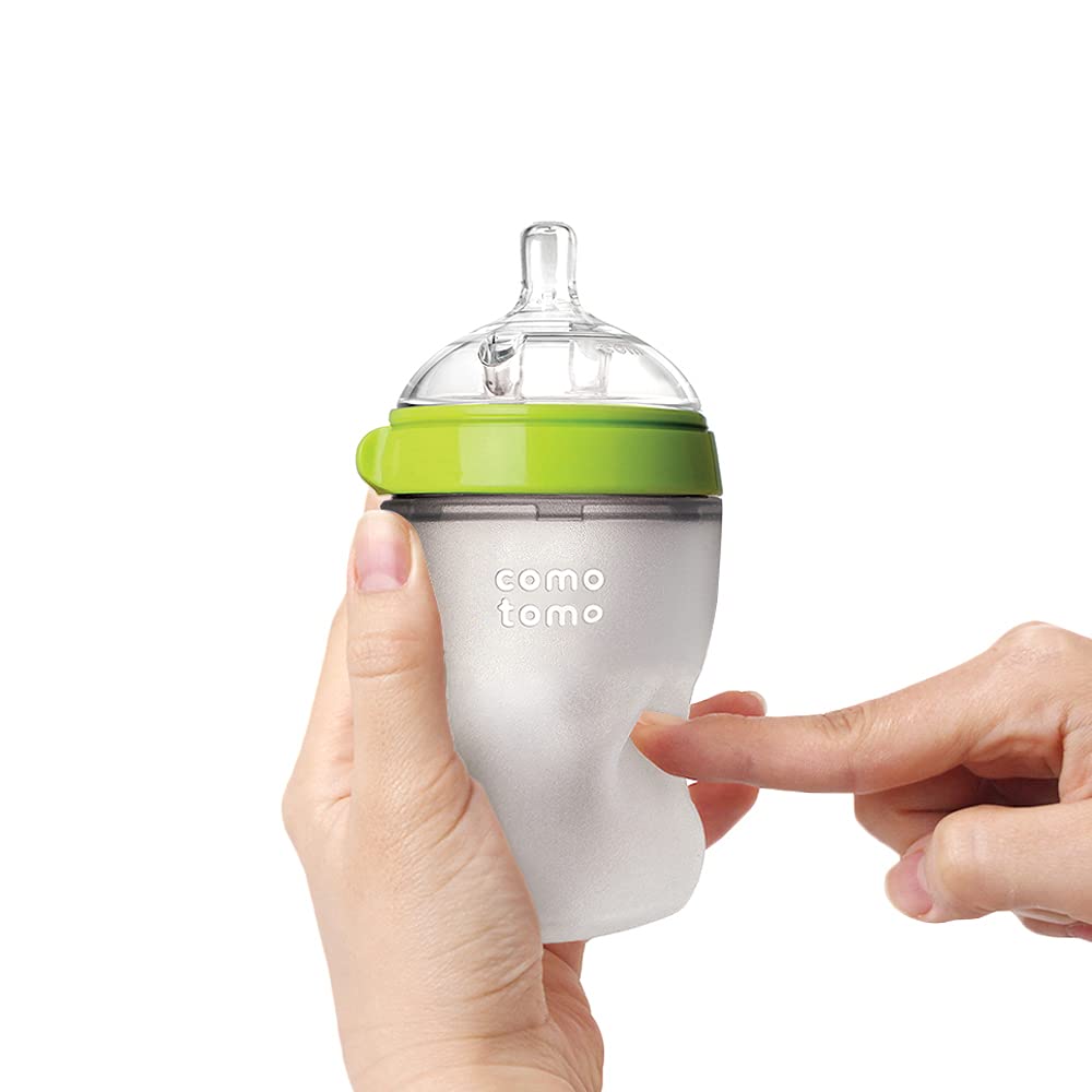 Green, 8 Ounce (1 Count), Baby Bottle - Guam Baby Company