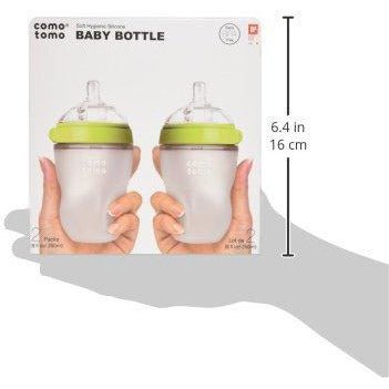 Green, 8 Ounce (2 Count), Baby Bottle - Guam Baby Company