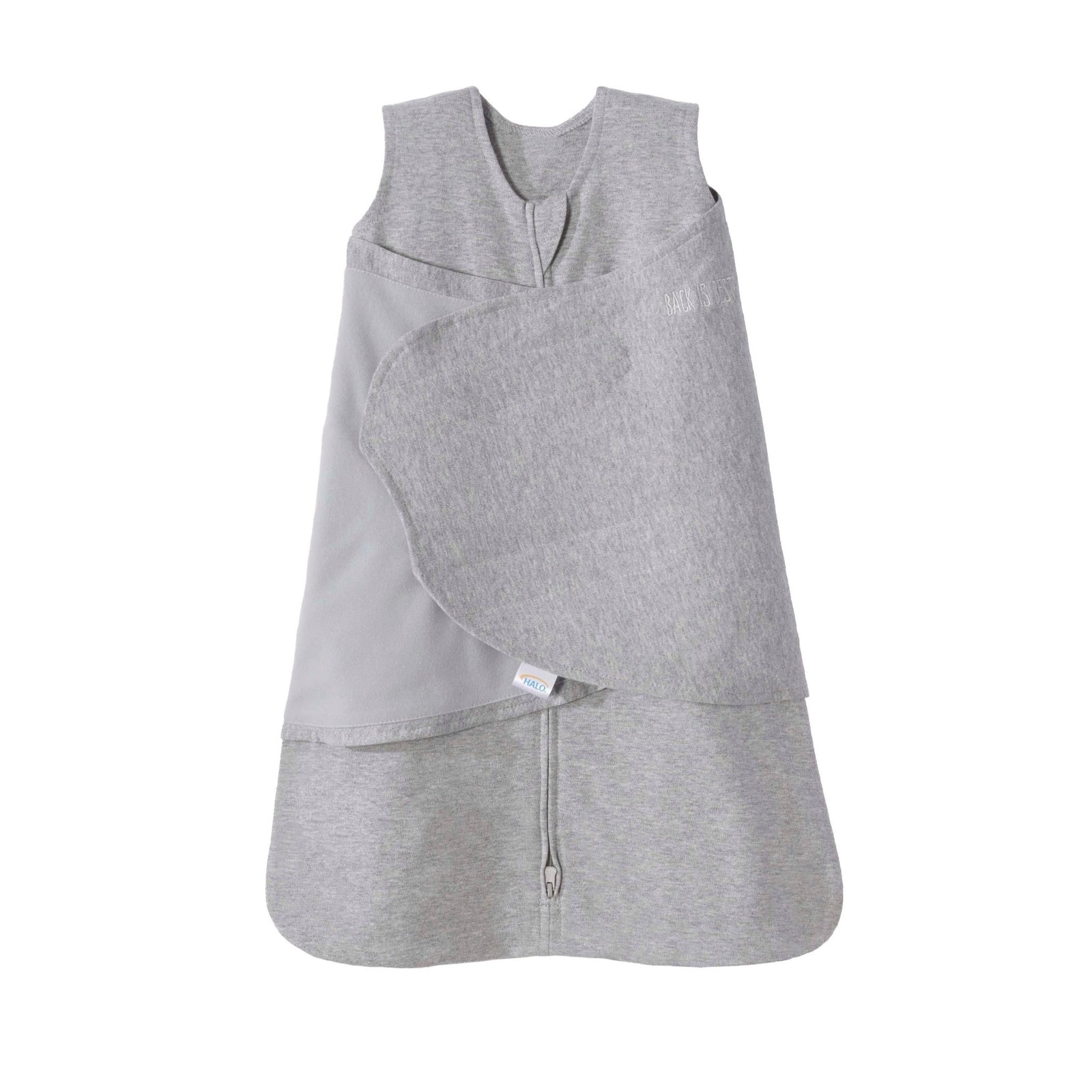 Halo Sleepsack Swaddle 100% Cotton - Grey - Guam Baby Company
