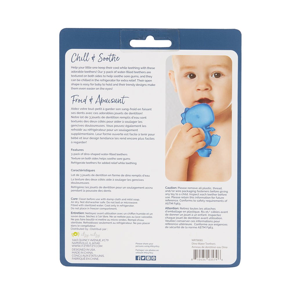 Itzy Ritzy Cutie Coolers - Dino Water Teether - Guam Baby Company