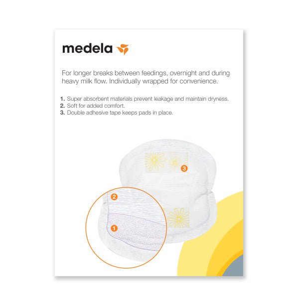 Medela Safe & Dry Super Absorbency Disposable Nursing Pads - Guam Baby Company