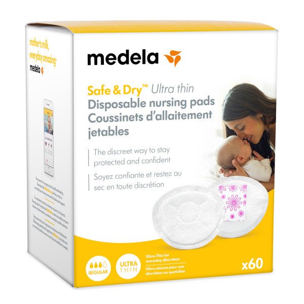 Medela Safe & Dry Ultra Thin Disposable Nursing Pads - Guam Baby Company