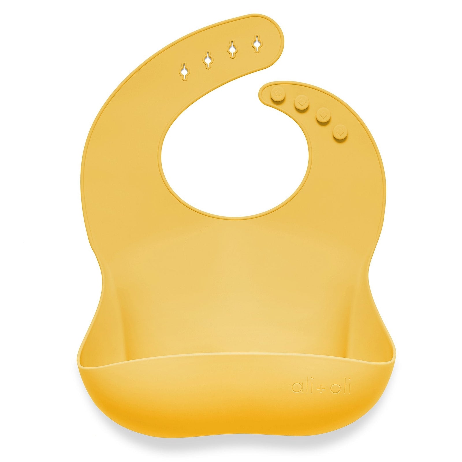 Mustard Silicone Bib - Guam Baby Company