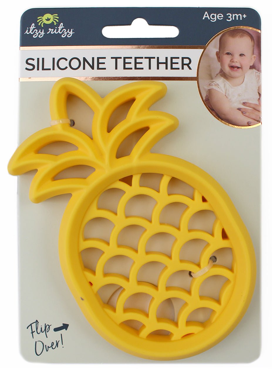 Pineapple Chew Crew™ Silicone Baby Teether - Guam Baby Company