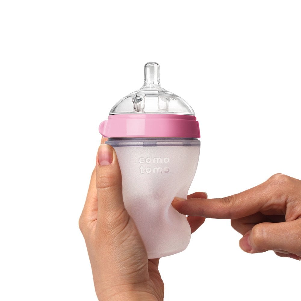 Pink, 8 Ounce (1 Count), Baby Bottle - Guam Baby Company