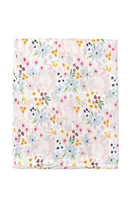 Shell Floral Swaddle - Guam Baby Company