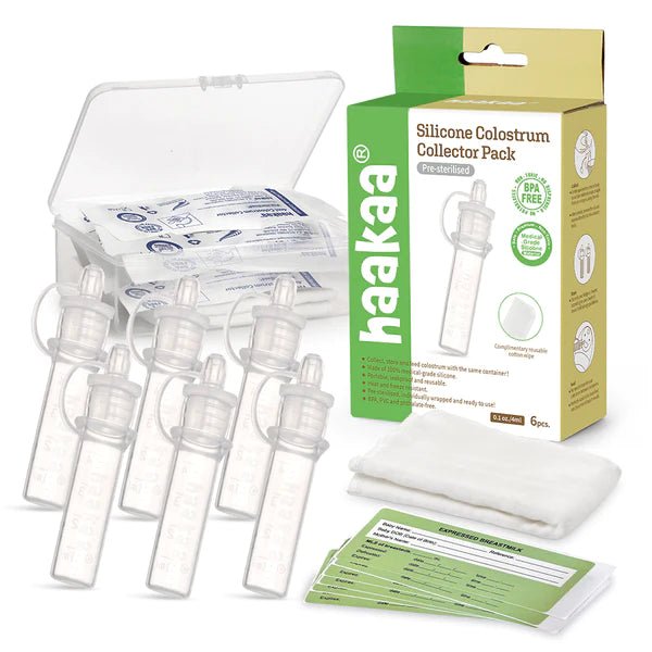 Silicone Colostrum Collector Pack, 4ml, 6PK (Pre-Sterilized) - Guam Baby Company
