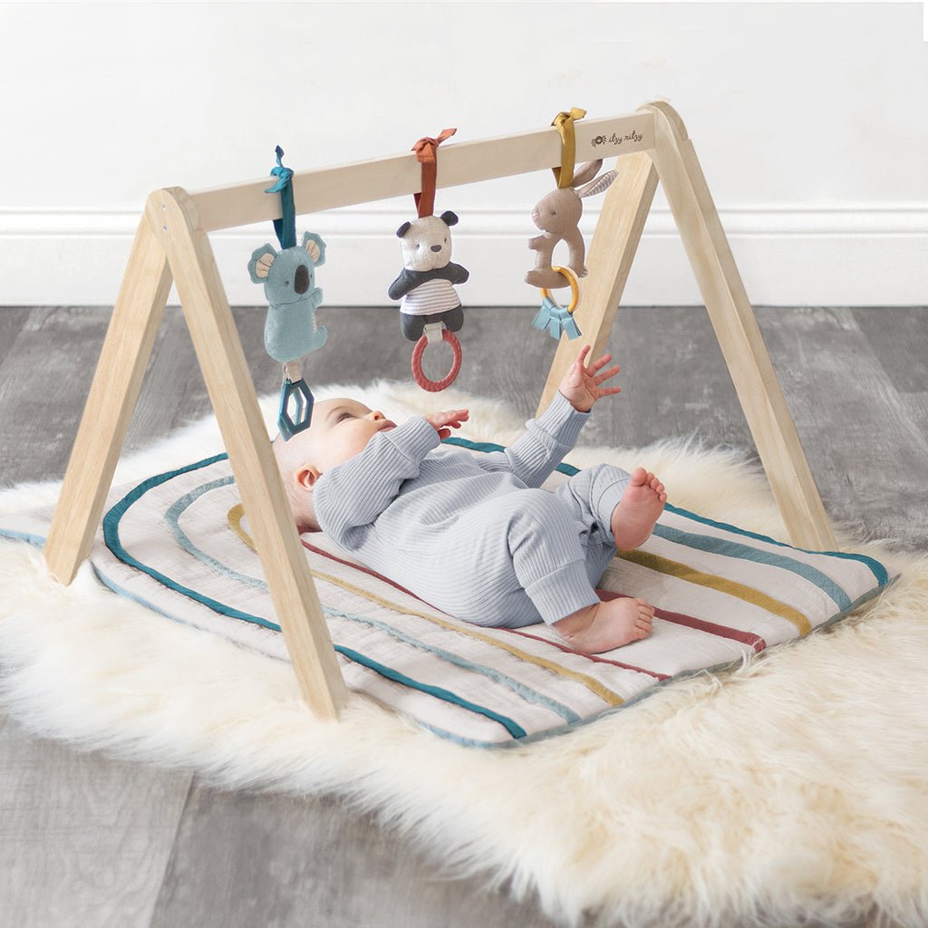 Teal Rainbow - BITZY BESPOKE™ RITZY ACTIVITY GYM™ - Guam Baby Company