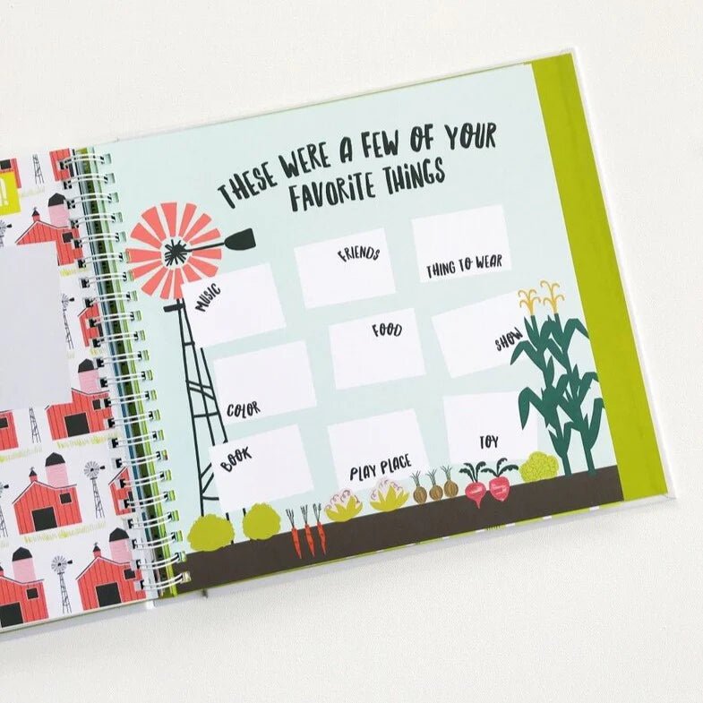 The Little Years Toddler Memory Book - Green - Guam Baby Company