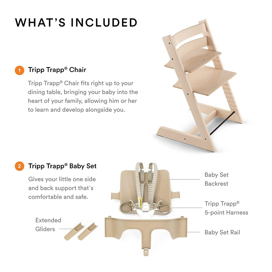 Tripp Trapp® High Chair with Baby Set - Guam Baby Company